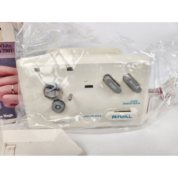 Vintage Rival Under Cabinet Can‎ Opener 7507 Knife Sharpener RV Travel Mountable - Picture 6 of 16